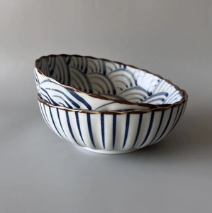 日本制 现货日本进口单个菜盘椭圆盘子创意日式 家用和风陶瓷餐具