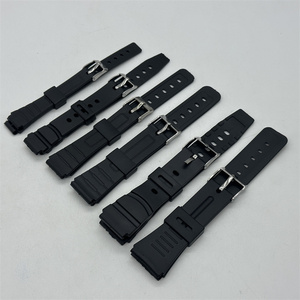 硅胶手表带 学生橡胶皮胶带12 14 16 18 20 22mm适配各种电子表带