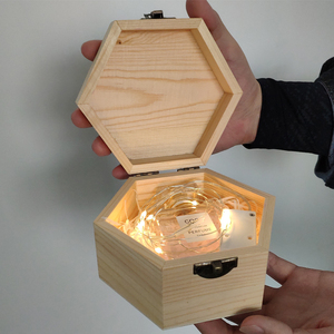 礼盒包装盒ins风生日礼物盒子小号高级感木盒创意口红香水礼品盒