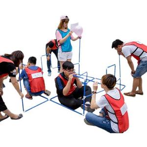 协作配置呼吸支架气球耐磨出气口团建游戏道具弯头扩展团结活动