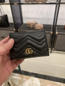 正品Gucci/古奇 钱包女短款卡包GG 卡夹零钱包正品礼物包
