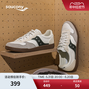 周翊然同款Saucony索康尼24新款女德训鞋男软底低帮板鞋小白鞋子