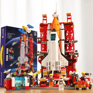 航天飞机神州火箭积木2024新款儿童男女孩子拼装益智玩具生日礼物