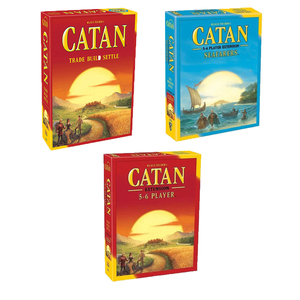 卡坦岛中文版catan含5-6人扩展 海洋版 成人家庭休闲聚会桌游棋牌