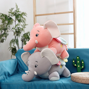 小象毛绒玩具可爱公仔床上软趴抱枕玩偶送女孩睡觉抱的布娃娃礼物