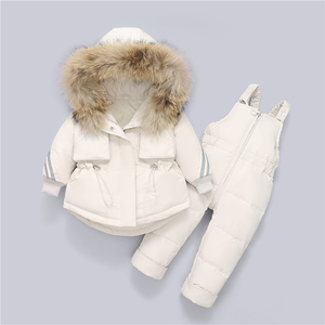 代购新款婴儿羽绒套装一岁女宝宝冬装男宝羽绒服儿童加厚冬季外套