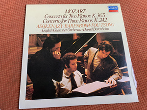莫扎特 钢琴协奏曲 阿什肯纳齐 巴伦博伊姆 傅聪演奏 黑胶唱片LP