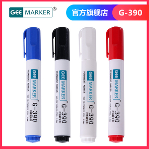 geemarker不锈钢记号笔G-390油性防水低氯无硫标记笔 金属核电钢材专用笔表面画线工业环保低气味打点笔2.0mm