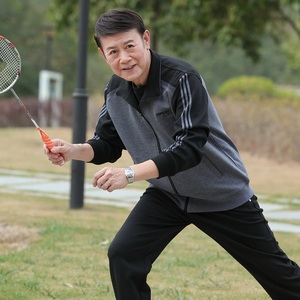 中老年运动套装男春秋款老年人运动服两件套爸爸休闲男士爷爷春装