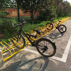 自行车卡位式停车架平衡车公路车电动车螺旋立式收纳摆放停放架