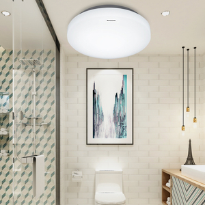 松下照明灯具现代简约厕所卫生间洗澡浴室阳台led防潮防水吸顶灯