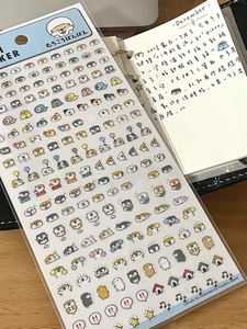 日系新款mindwave贴纸人气角色可爱卡通表情包emoji颜文字立体贴