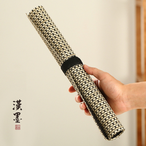 汉墨 大容量笔卷袋方便清洁 中式复古 中国风笔袋笔帘透气好耐折