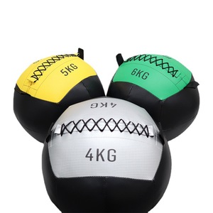 健身药球墙球重力球环保PVC软非弹力实心瑜伽运动球健身器材私教