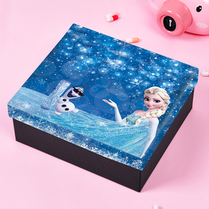 冰雪奇缘爱莎公主礼物盒送女孩儿童生日相册礼品包装盒高档惊喜
