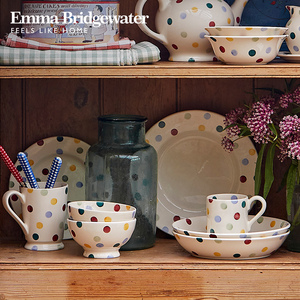 Emma Bridgewater马克杯波点麦片碗汤碗盘陶瓷餐具emmabrigewater
