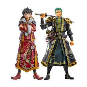 万代正版 眼镜厂海贼王 中国限定 中国风 DXF 路飞 索隆 景品手办