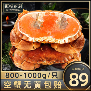 爱尔兰面包蟹800-1000g/只新鲜熟冻海鲜水产特大超大螃蟹黄金蟹