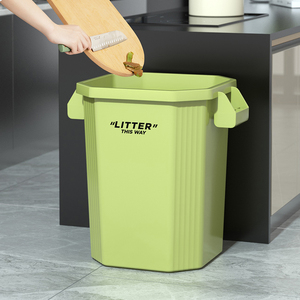 厨房垃圾桶专用家用大号大容量日式不弯腰高款可手提商用大开口