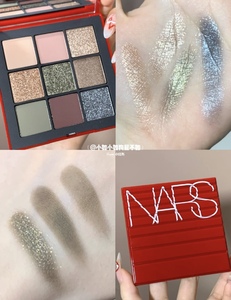 现货～NARS/纳斯圣诞限定Climax 9色限定眼影盘 红壳 小烟熏