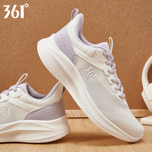 361女鞋运动鞋夏季新款跑鞋网面透气轻便正品跑步鞋361度跑步鞋子