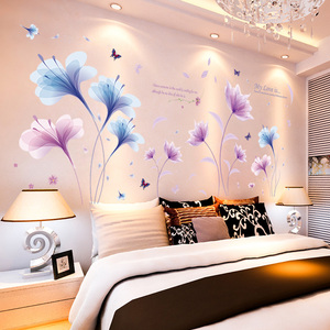 客厅贴画自粘高档北欧创意个性3墙墙纸卧室温馨背景墙壁纸装饰贴: