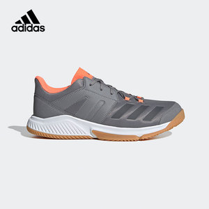 Adidas阿迪达斯室内运动训练鞋男女专业减震防滑网球排球羽毛球鞋