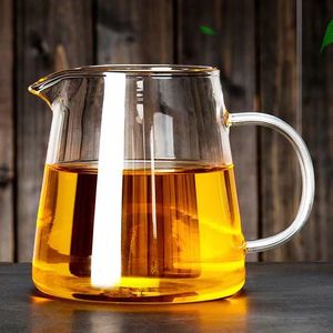 加厚公道杯茶漏分茶器茶具茶海公杯玻璃家用大号日式