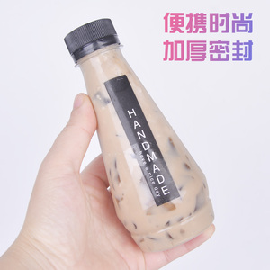 100ml200ml透明塑料瓶带盖食品级一次性空酒瓶饮料瓶果汁瓶样品瓶