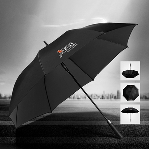 夏季自动直柄双层勤务伞超大碳纤维防紫外线防风伞全自动晴雨伞