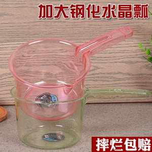 水勺厨房水瓢家用舀水塑料水漂创意长柄水舀子加厚浇花用勺子