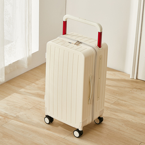 袋鼠宽拉杆行李箱新款20寸登机密码箱子万向轮大容量旅行皮箱学生