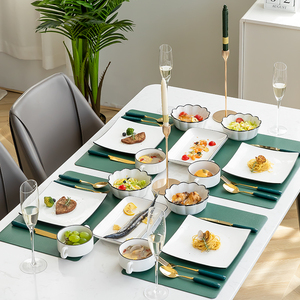 欧式西餐餐具全套家用陶瓷牛排刀叉餐盘子套装高档摆盘装饰样板间