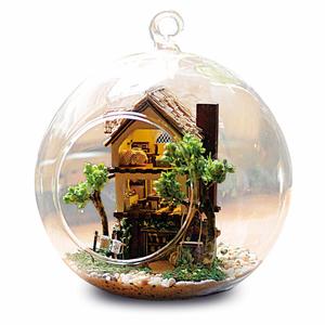 厂家DIY小屋 玻璃球系列 微缩景观世界手工制作送礼佳品定做