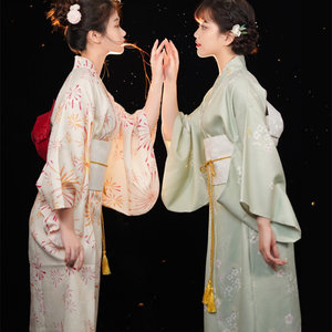 雀可爱影楼写真主题服装新款日系摄影神明少女和服拍摄旅拍闺蜜服