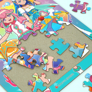 儿童巴啦啦小魔仙公主女孩纸质拼图阶梯益智卡通奇幻海洋24-48片