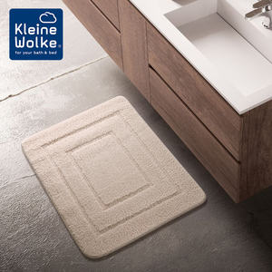 Kleine Wolke德国进口现代简约纯色地毯浴室门口吸水地垫卧室门垫