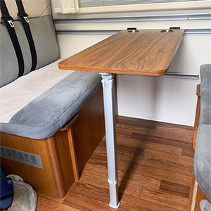 房车桌腿游艇改装用品 可拆卸式伸缩桌腿 顶部可折叠桌腿升降可调