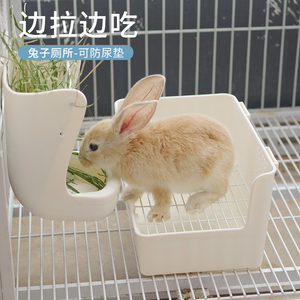 兔子厕所兔厕所专用尿盆便盆兔便盆侏儒兔垂耳兔安哥拉兔防喷尿