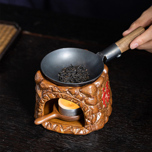 创意焙茶炉陶瓷茶叶提香器加热茶叶蜡烛烤茶炉醒茶器家用茶道配件