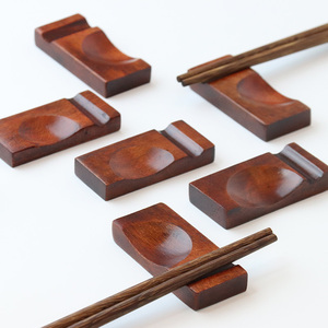 筷架筷托家用筷子架托中式木质精致放筷子的小托日式筷枕勺托两用