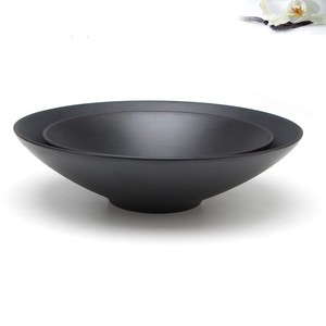 日式黑色复古面碗商用仿瓷餐具密胺凉皮拌面碗冷面小碗塑料盖饭碗