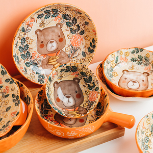 小作碗碟盘子套装家用创意北欧陶瓷碗盘碗筷餐具套装网红碗盘组合