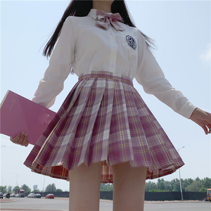 日系树莓红茶jk制服裙正版校服套装高中生女长袖基础款春装一全套
