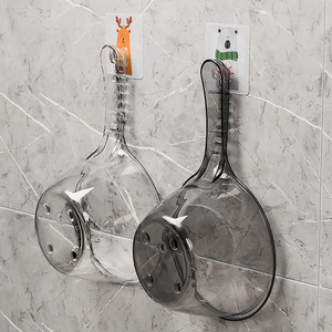 厨房水瓢家用水勺大号长柄塑料水舀子创意透明舀水瓢洗澡洗头勺子