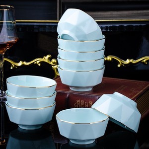 陶瓷碗家用2024新款釉下彩餐具套装饭碗汤碗泡面碗大碗拉面碗家用