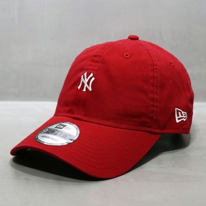 NewEra帽子韩国代购软顶小标NY洋基MLB棒球帽940本命年红色鸭舌帽