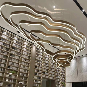 山脉吊灯酒店大堂宴会厅售楼部沙盘创意个性艺术造型异形灯具定制