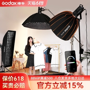 神牛(Godox) SL150W III三代服装直播补光灯led太阳摄影灯影棚深抛常亮直播间灯光主播柔光灯球形打光直播灯