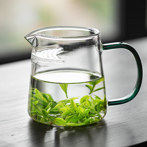 玻璃公道杯茶漏一体大容量分茶器绿茶泡茶杯过滤耐热茶具茶水杯子